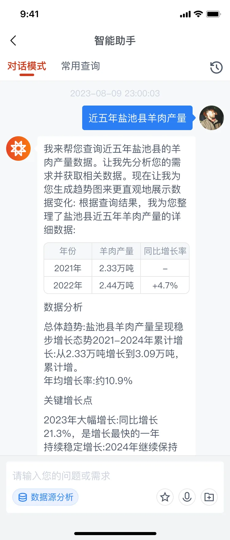智能问数:一句话查数